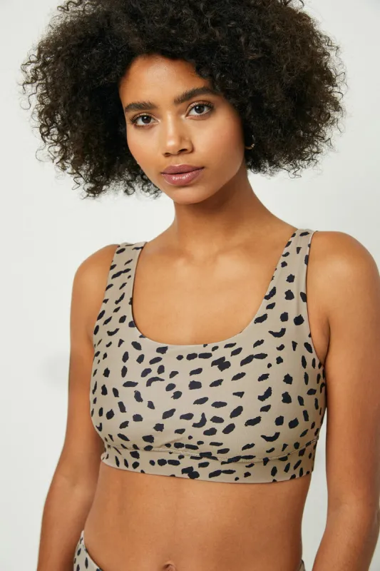 Womens Abstract Dotted Active Sports Bra sold by Hayden