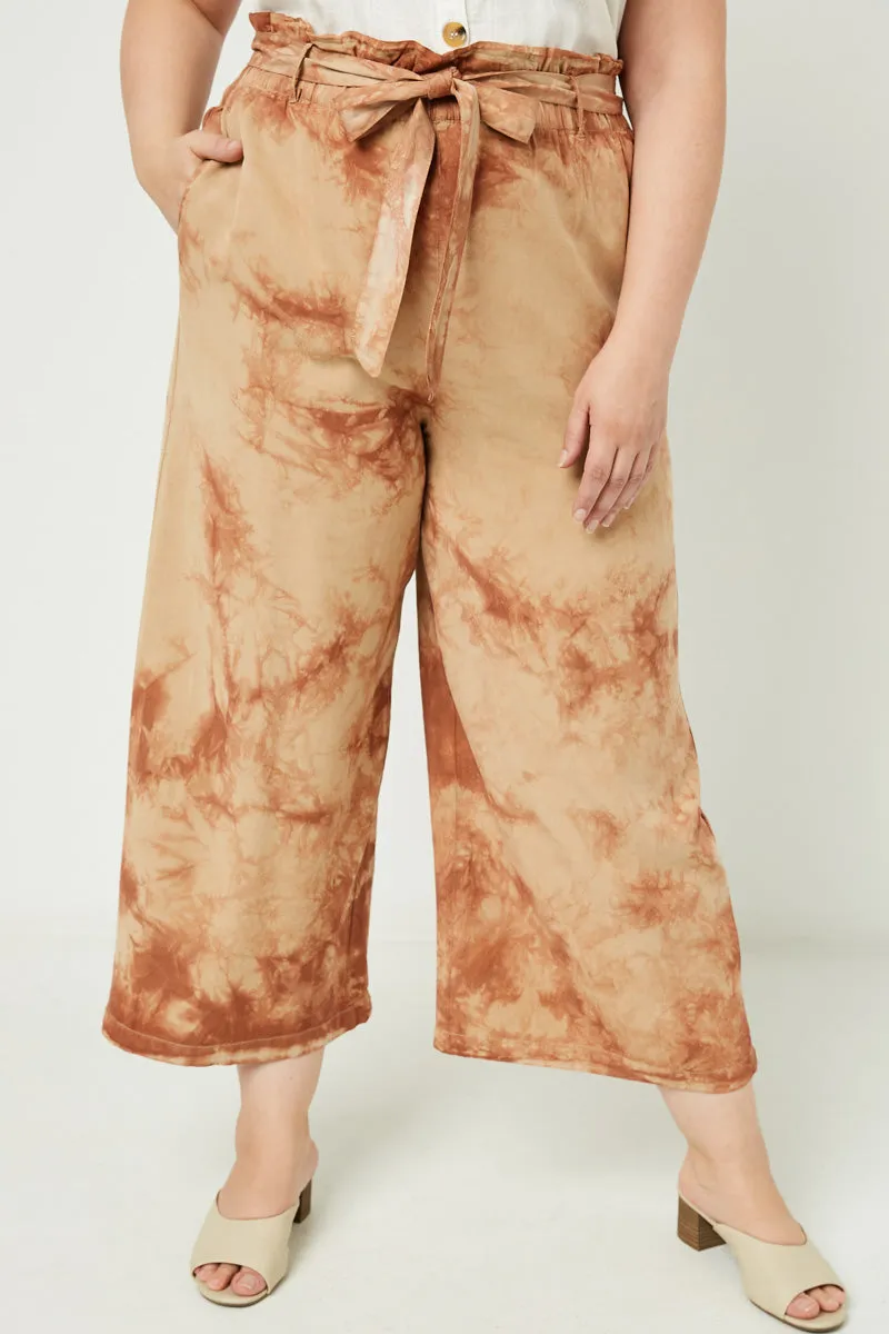 Womens Garment Tie-Dye Paper Bag Trousers sold by Hayden product image thumbnail 5