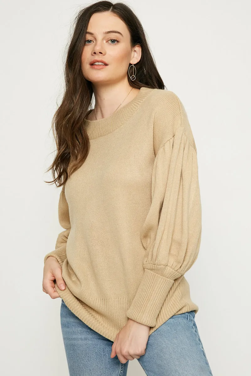 Womens Cuff Detail Pullover Knit Sweater sold by Hayden product image thumbnail 4