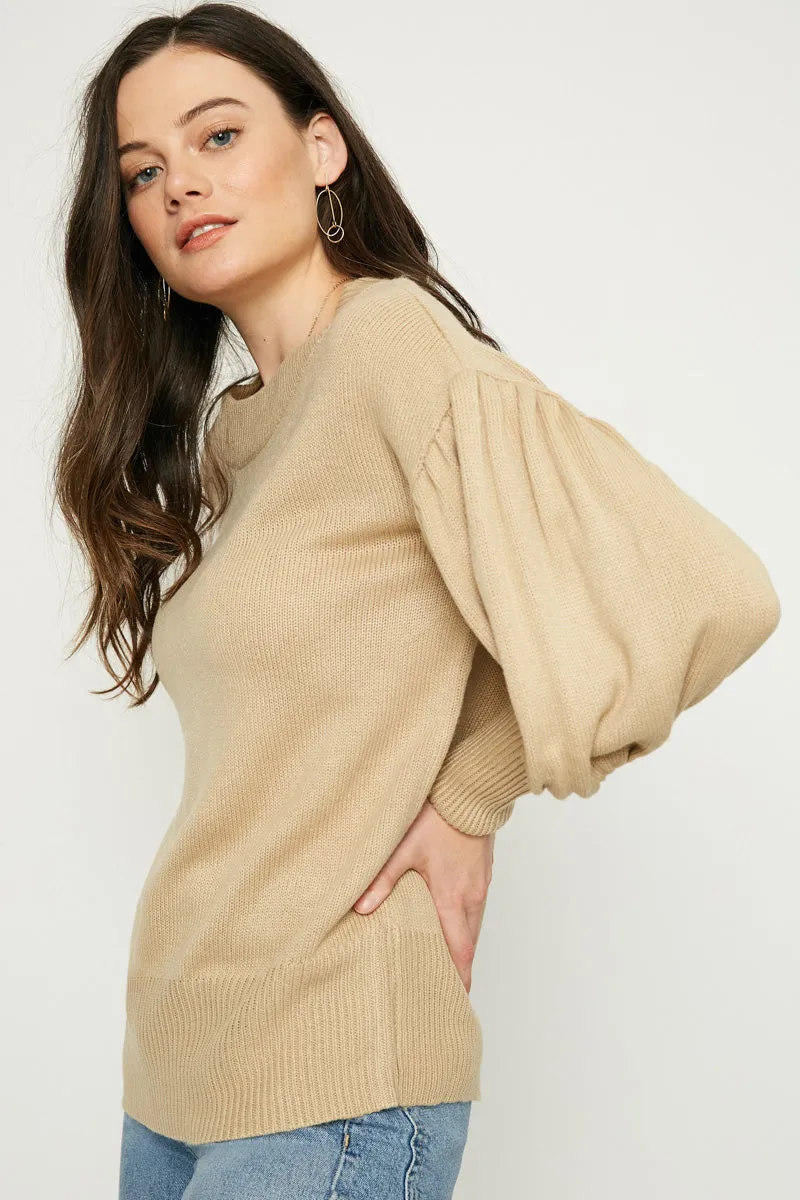 Womens Cuff Detail Pullover Knit Sweater sold by Hayden product image thumbnail 2