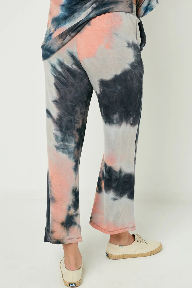 Womens Tie Die Wide Leg Knit Pants sold by Hayden product image thumbnail 4