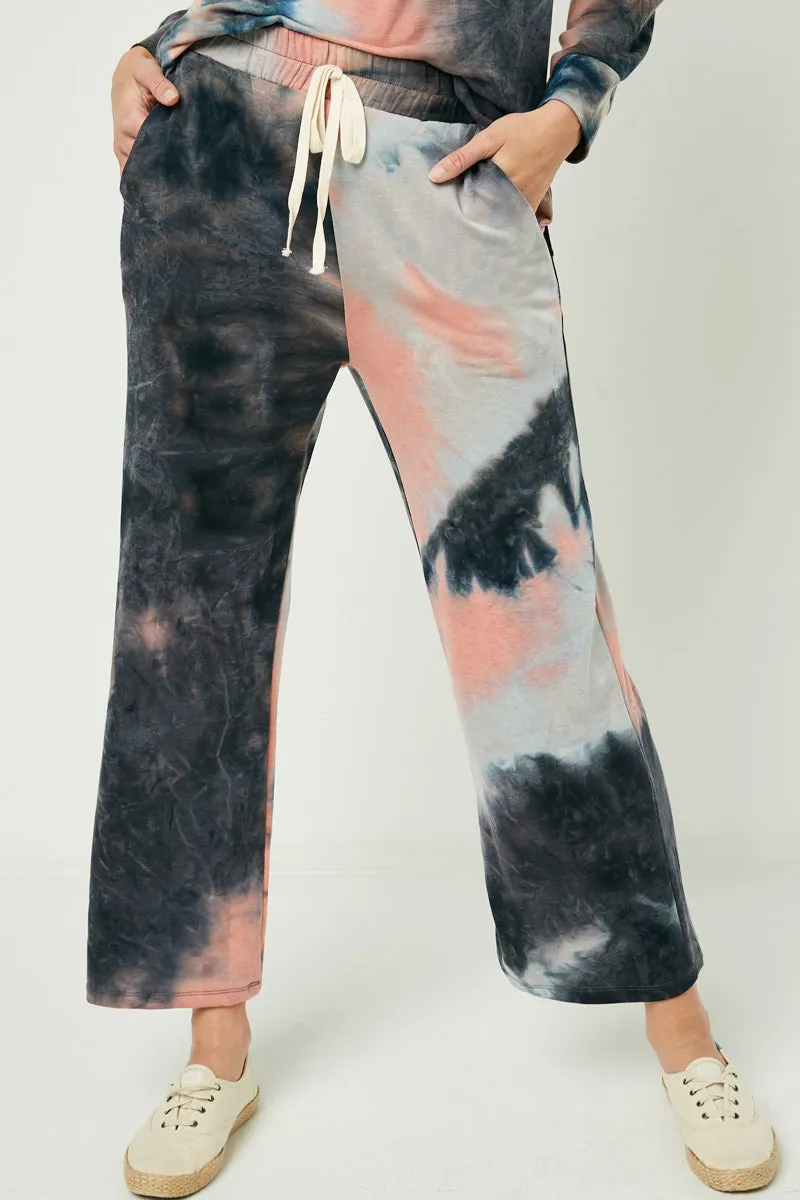 Womens Tie Die Wide Leg Knit Pants sold by Hayden product image thumbnail 2