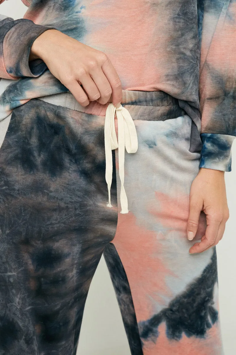 Womens Tie Die Wide Leg Knit Pants sold by Hayden product image thumbnail 3