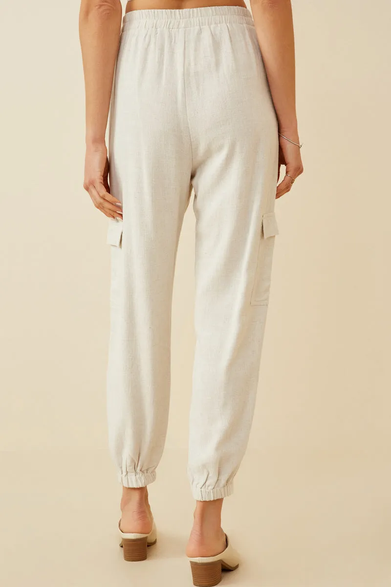 Womens Textured Patch Pocket Cargo Joggers sold by Hayden product image thumbnail 3