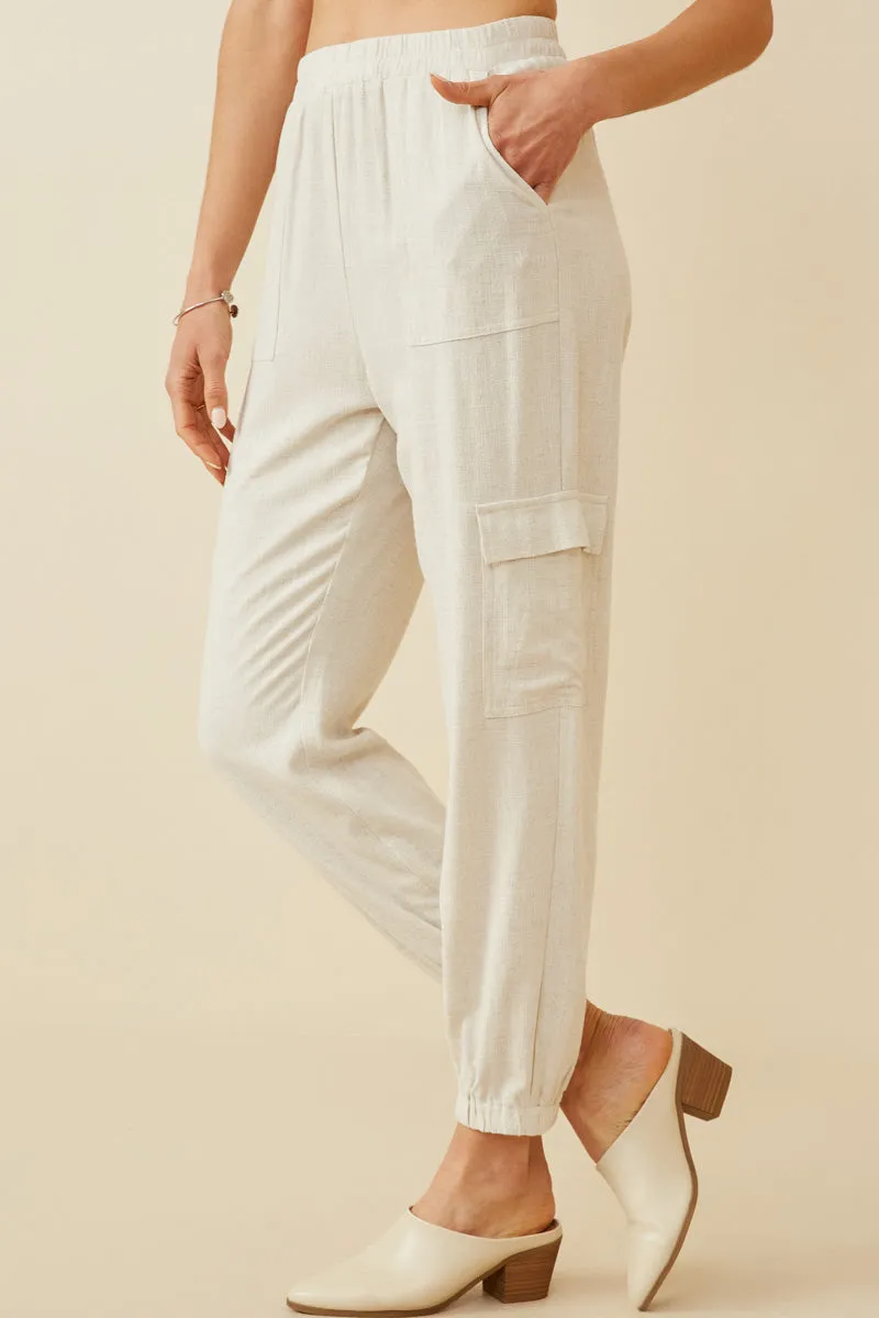 Womens Textured Patch Pocket Cargo Joggers sold by Hayden product image thumbnail 2