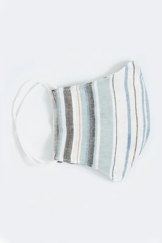Womens Mix Color Striped Face Mask sold by Hayden