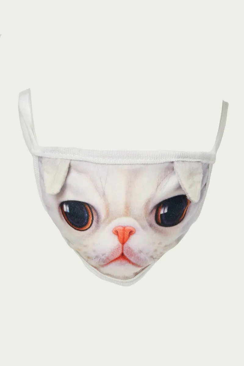 Womens Cat Print Face Mask sold by Hayden product image thumbnail 5