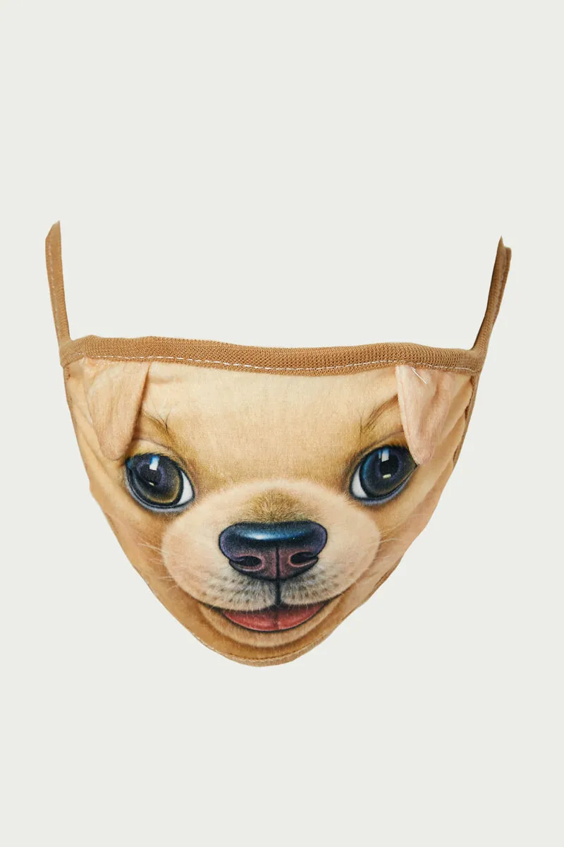 Womens Dog Print Face Mask sold by Hayden product image thumbnail 4