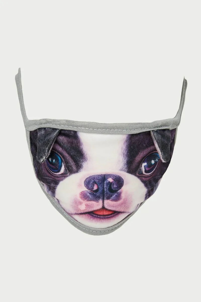 Womens Dog Print Face Mask sold by Hayden