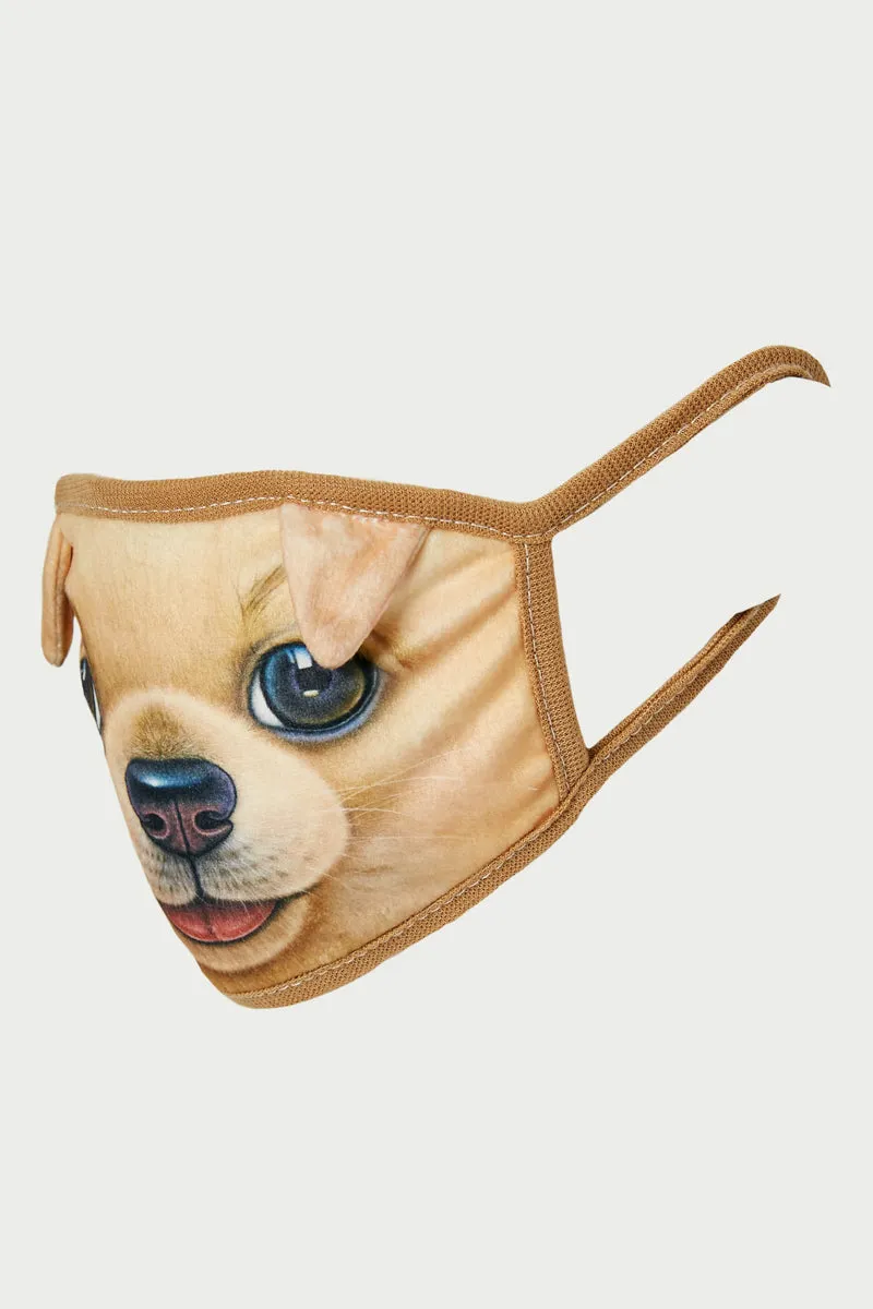 Womens Dog Print Face Mask sold by Hayden product image thumbnail 5