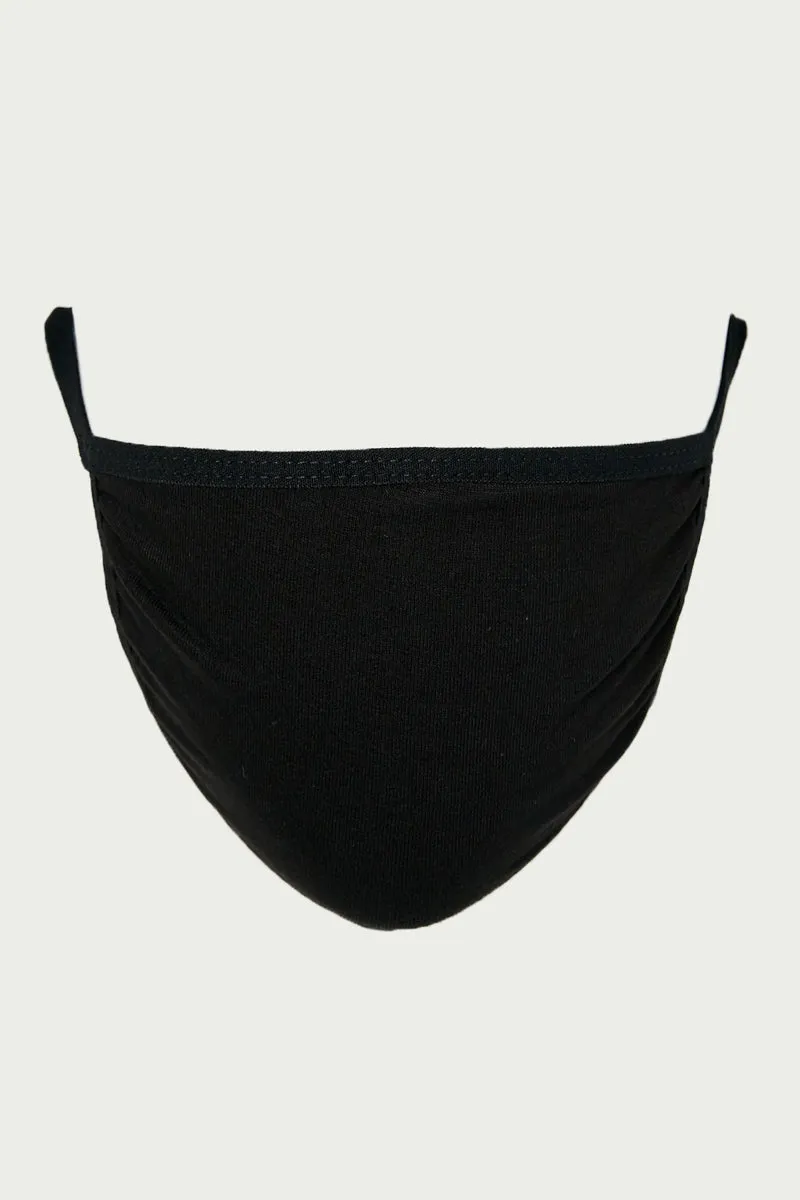 Womens Solid Single Layer Cotton Face Mask sold by Hayden