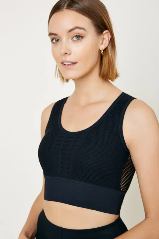 Womens Cutout Racerback Sports Bra sold by Hayden