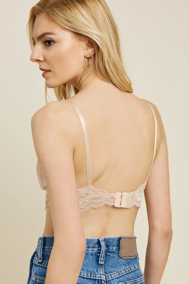 Womens Adjustable Lace Bralette sold by Hayden product image thumbnail 2