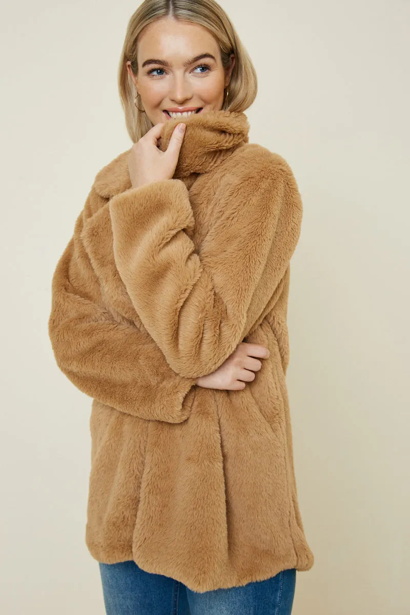 Womens Faux Fur Coat sold by Hayden product image thumbnail 3