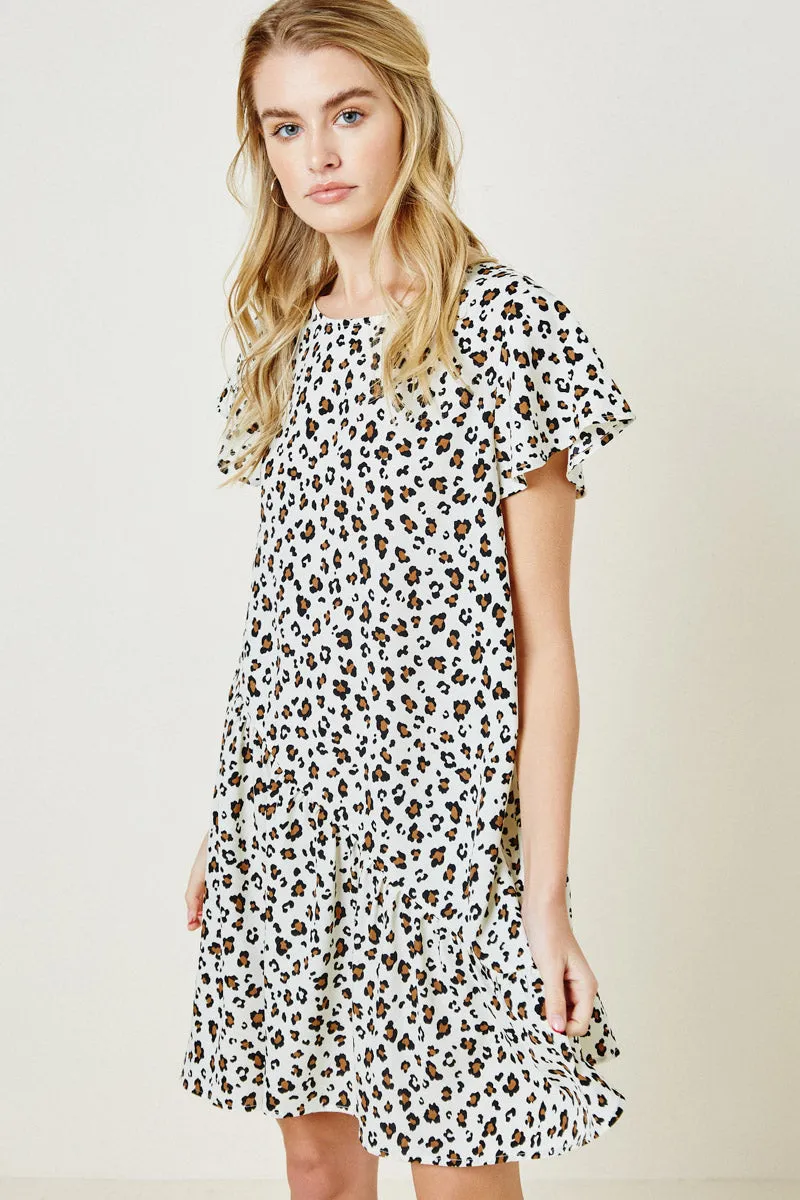 Womens Leopard Swing Dress sold by Hayden