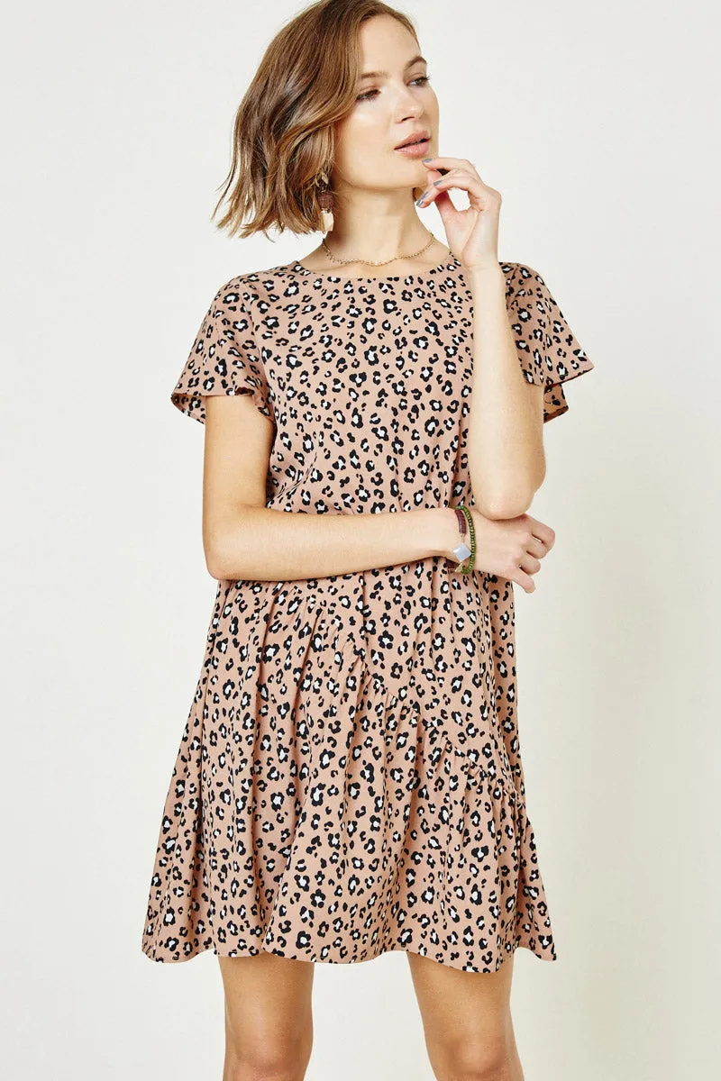 Womens Leopard Swing Dress sold by Hayden product image thumbnail 5
