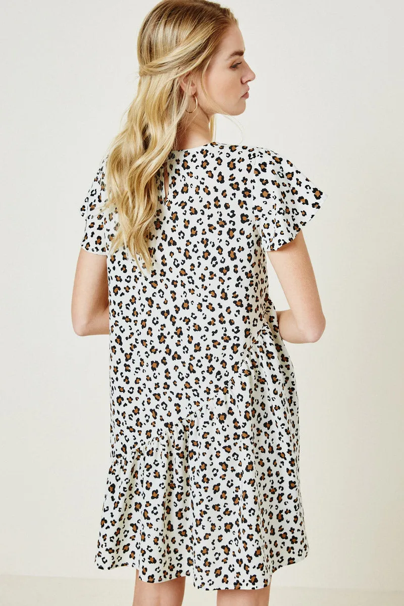 Womens Leopard Swing Dress sold by Hayden product image thumbnail 2