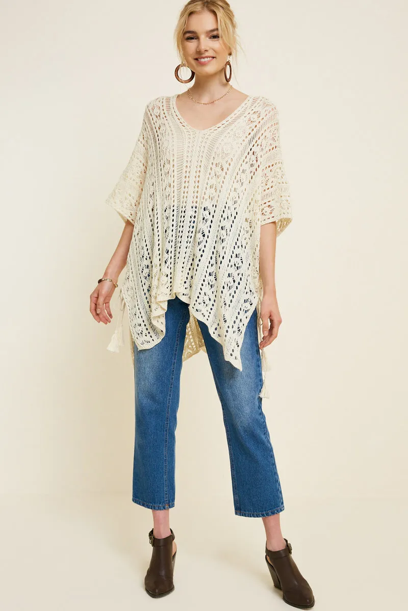 Womens Sweater Knit Poncho sold by Hayden product image thumbnail 3