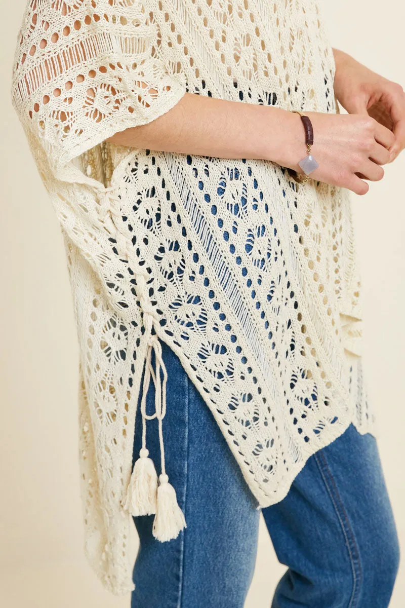 Womens Sweater Knit Poncho sold by Hayden product image thumbnail 4