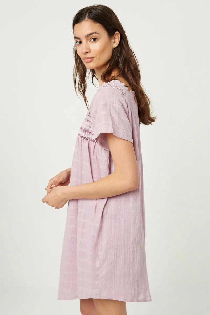 Womens Embroidered Smock Dress sold by Hayden product image thumbnail 3