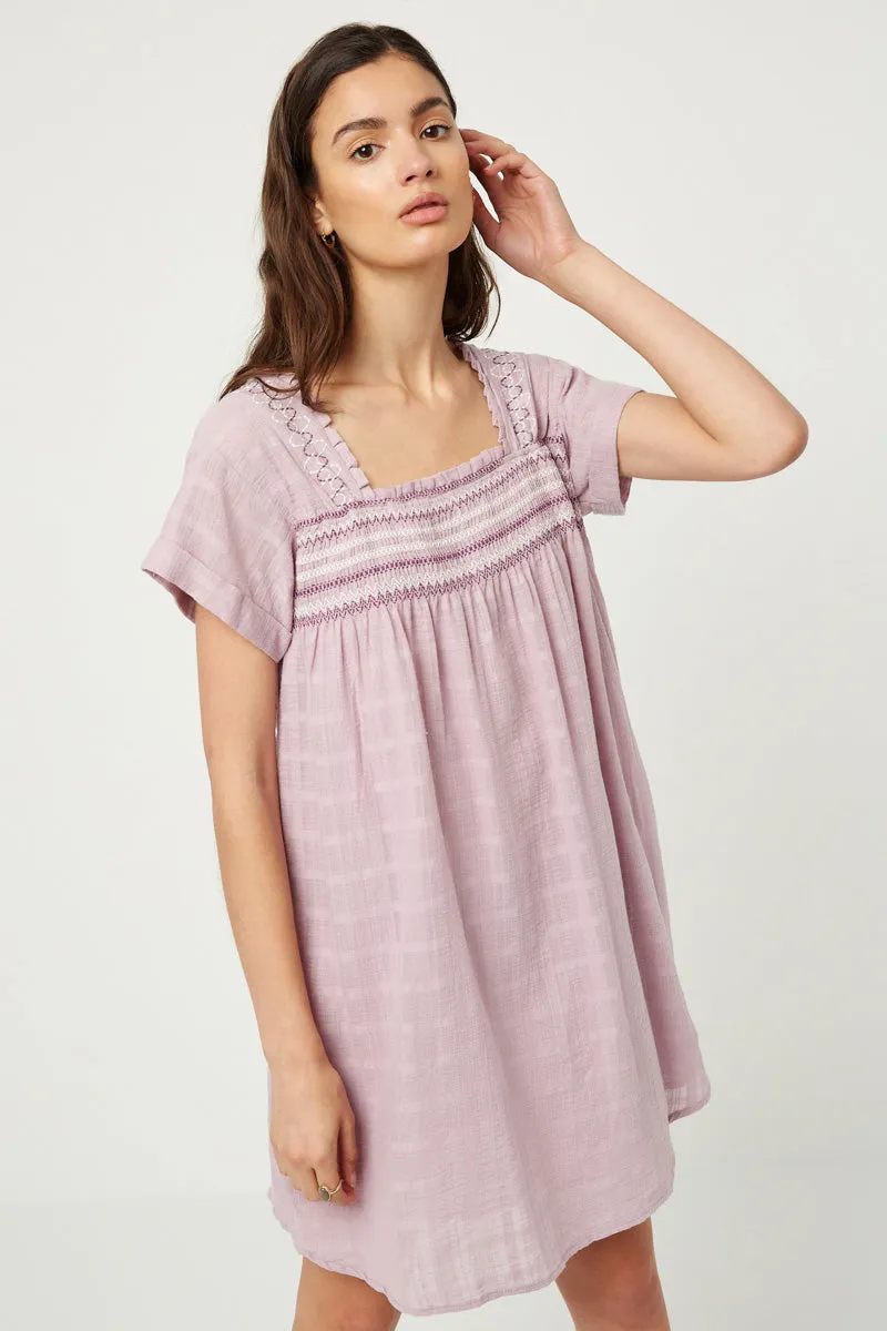 Womens Embroidered Smock Dress sold by Hayden