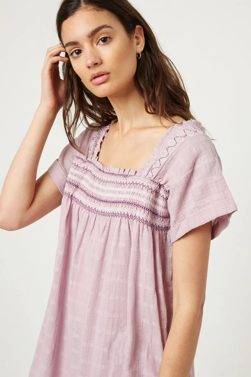 Womens Embroidered Smock Dress sold by Hayden product image thumbnail 4