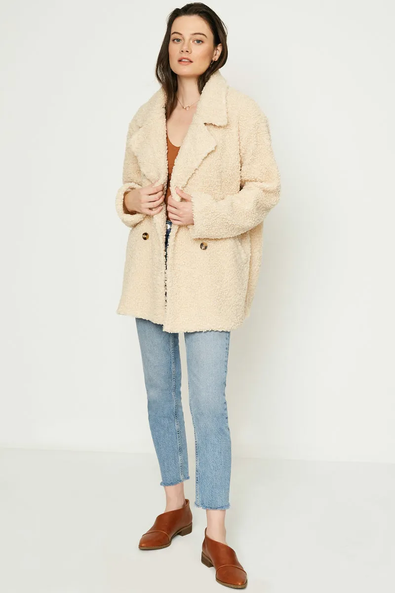 Womens Boucle Textured Double Breasted Jacket sold by Hayden product image thumbnail 2