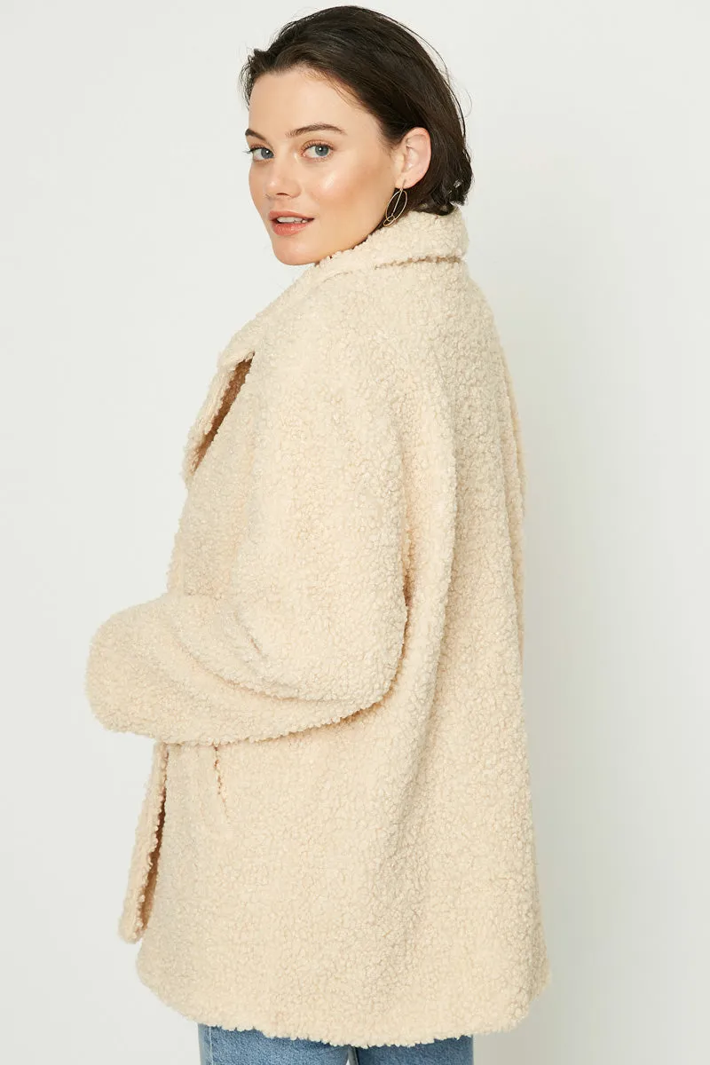 Womens Boucle Textured Double Breasted Jacket sold by Hayden product image thumbnail 4