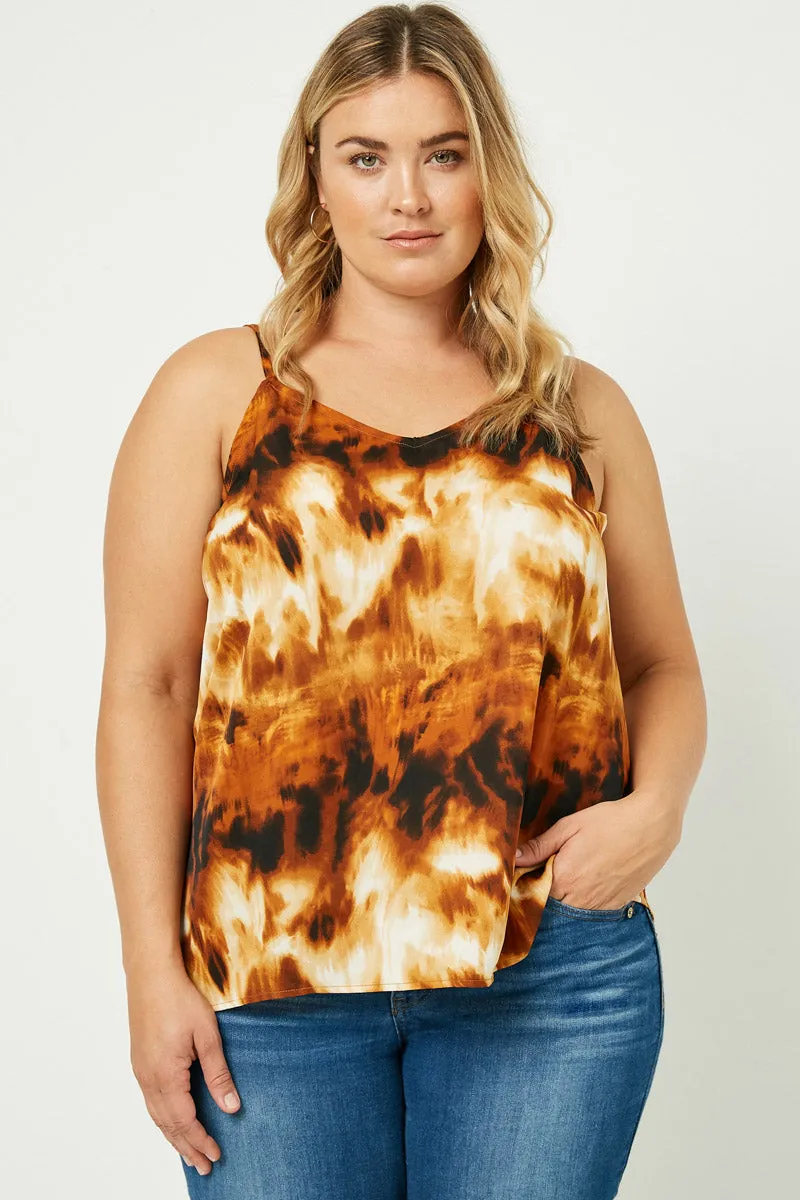 Womens Tie Dye V-Neck Cami sold by Hayden product image thumbnail 2