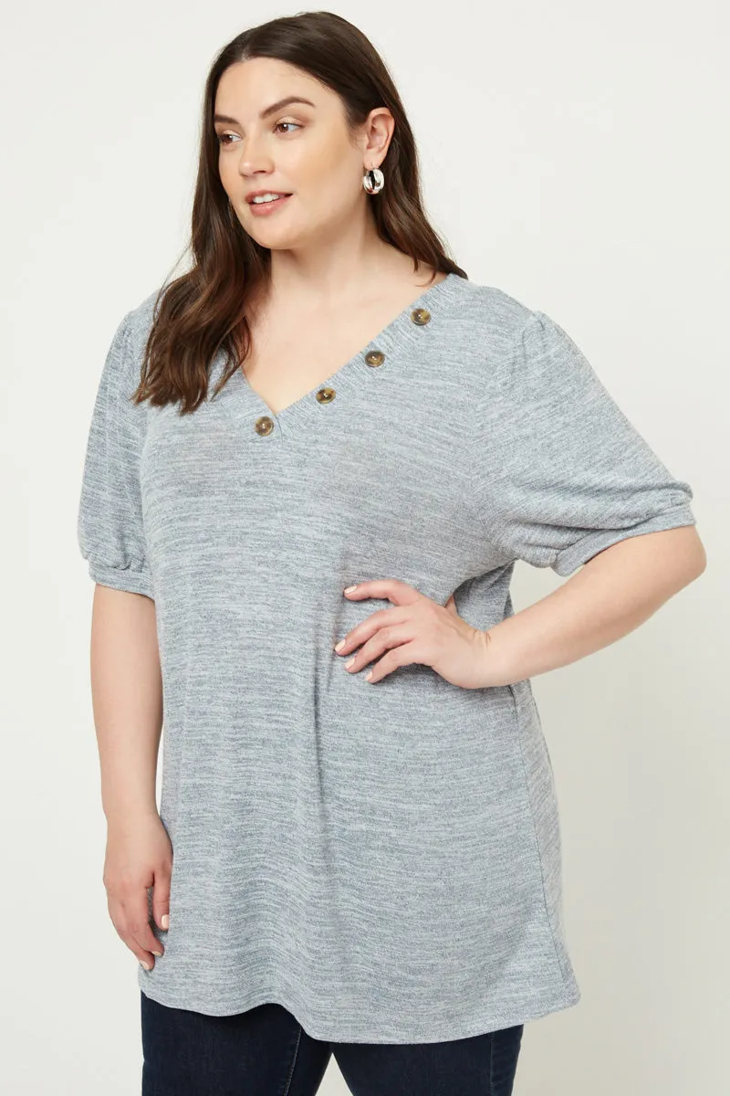 Womens Knit V-Neck Top sold by Hayden product image thumbnail 2