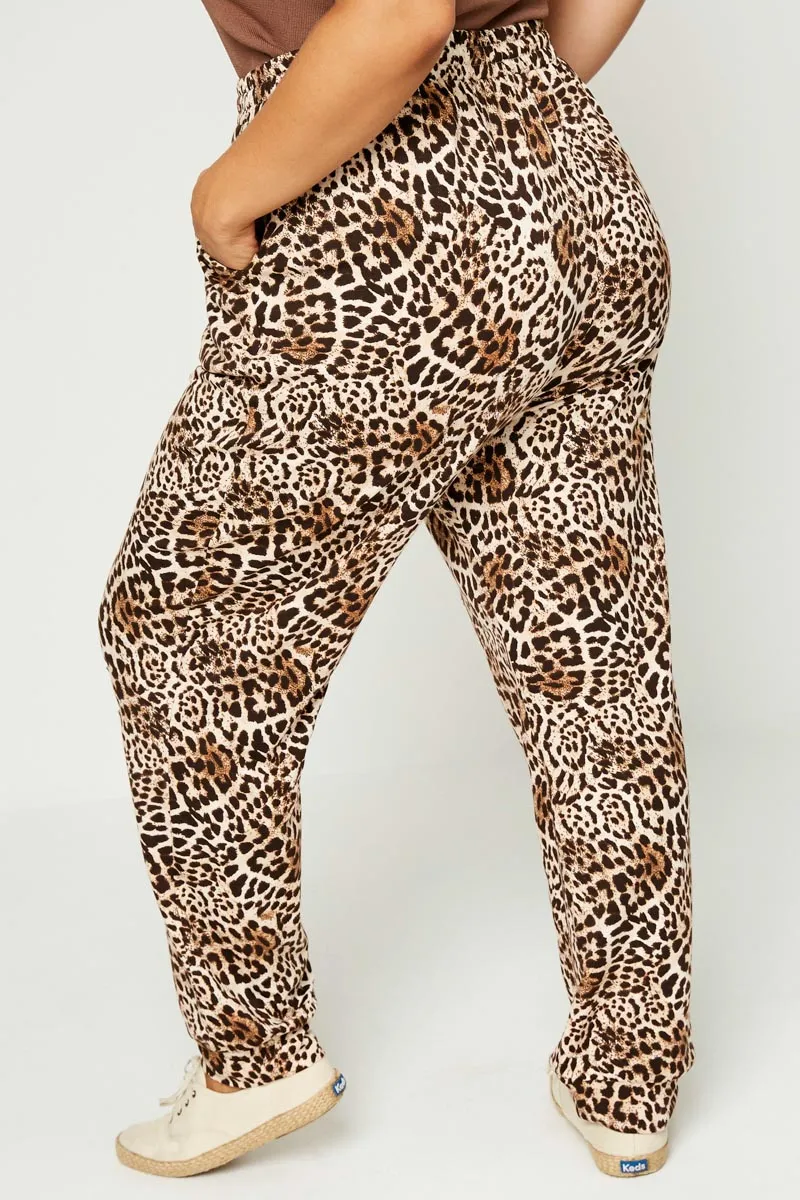 Womens Leopard Print Jogger sold by Hayden product image thumbnail 5