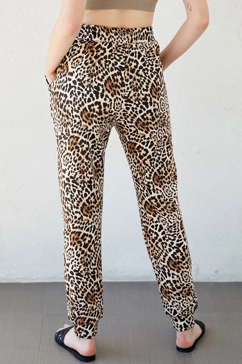 Womens Leopard Print Jogger sold by Hayden product image thumbnail 2