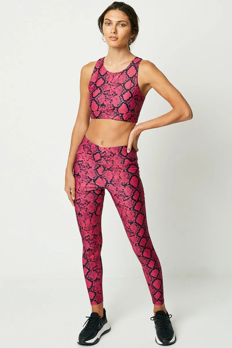 Womens Snake Print Active Leggings sold by Hayden product image thumbnail 4