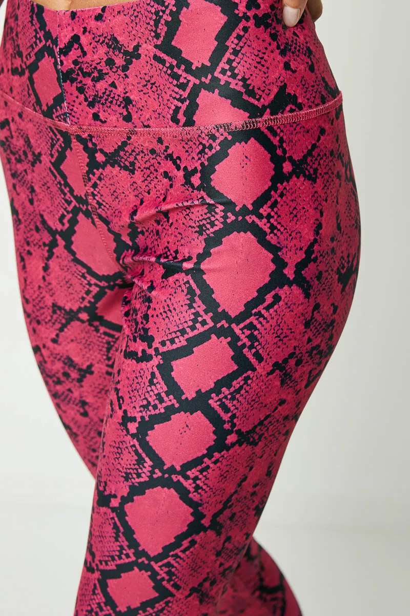 Womens Snake Print Active Leggings sold by Hayden product image thumbnail 2