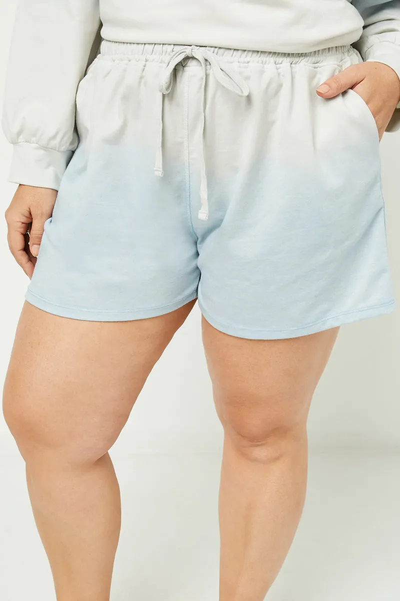 Womens Garment Ombre Dyed Drawstring Shorts sold by Hayden product image thumbnail 5