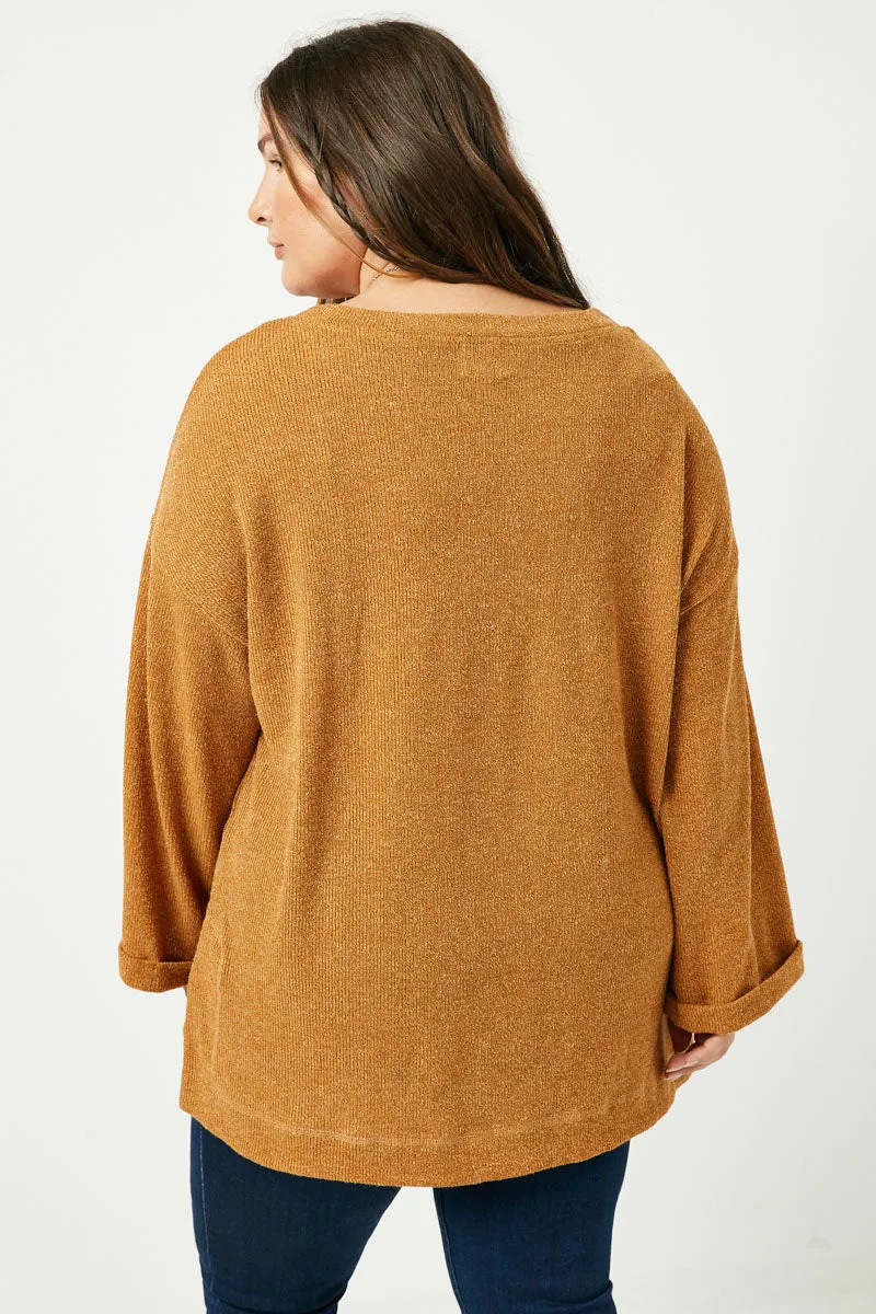 Womens Bell Sleeve Knit T Shirt sold by Hayden product image thumbnail 3