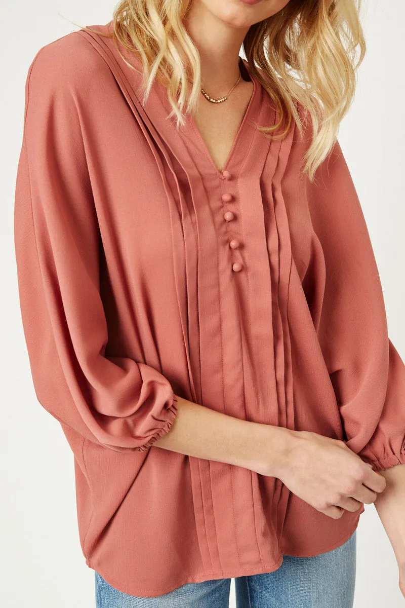 Womens Pleated Dolman Top sold by Hayden product image thumbnail 4