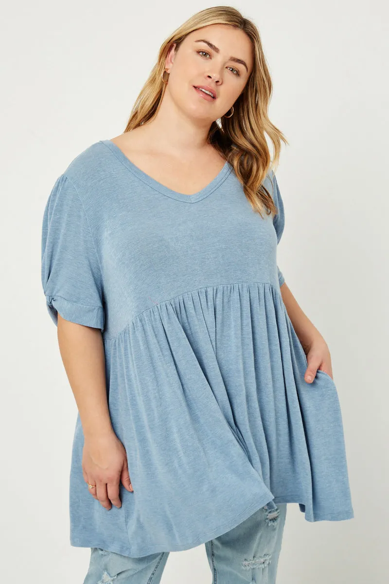 Womens Twist Sleeve Pocket Tunic sold by Hayden product image thumbnail 2