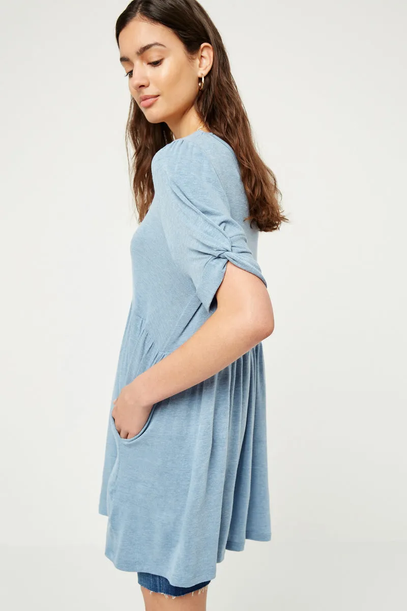 Womens Twist Sleeve Pocket Tunic sold by Hayden product image thumbnail 3