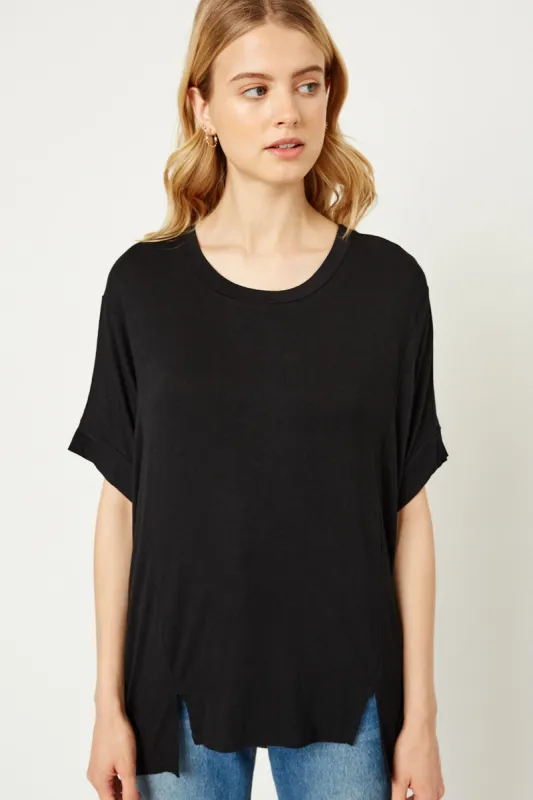 Womens High Low Hem Cut Tee sold by Hayden