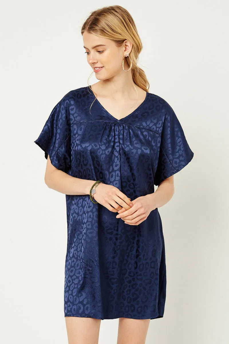 Womens Leopard Mini Slip Dress sold by Hayden