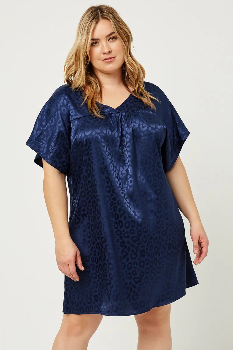 Womens Leopard Mini Slip Dress sold by Hayden product image thumbnail 2