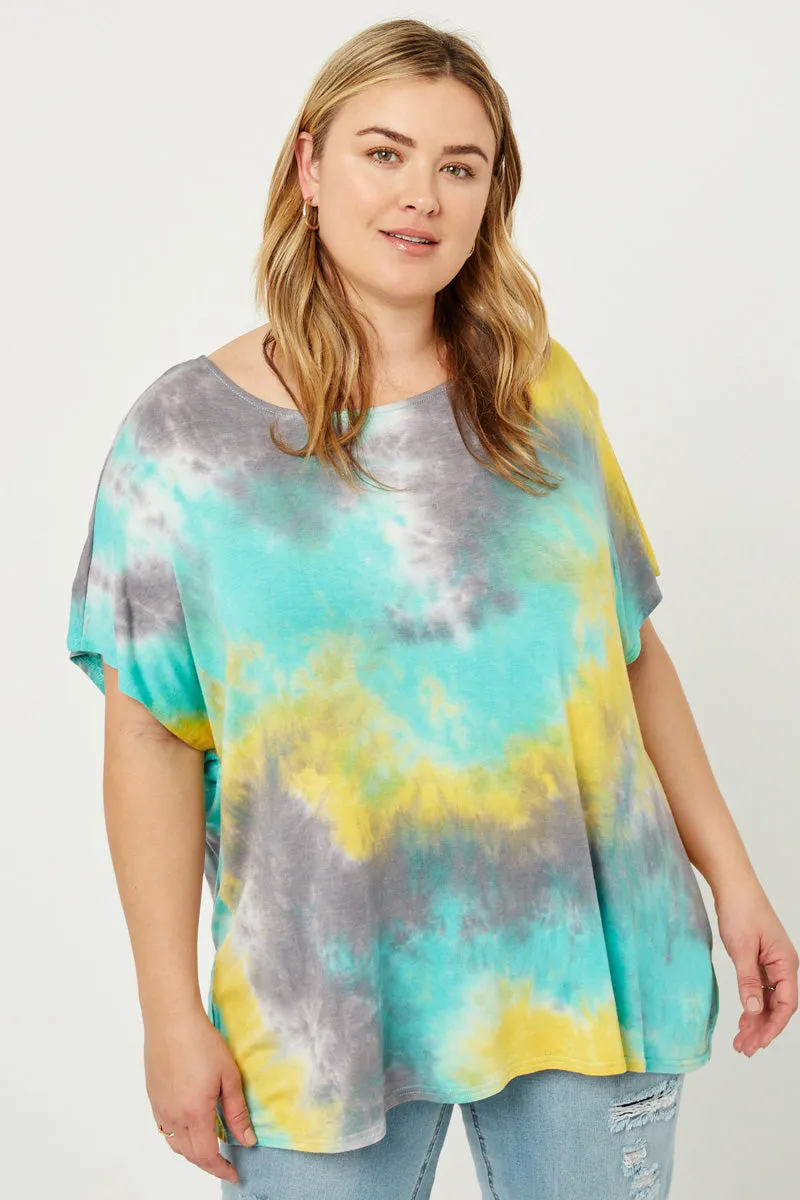 Womens Open Back Tie Dye Tee sold by Hayden product image thumbnail 2