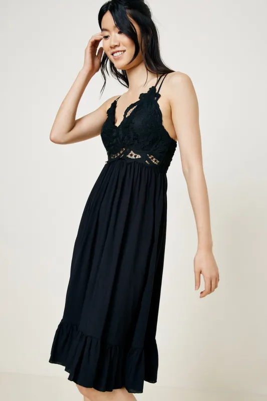 Womens Lace Empire Dress sold by Hayden