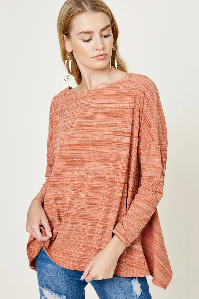 Womens Ribbed Twist Back Tee sold by Hayden product image thumbnail 5