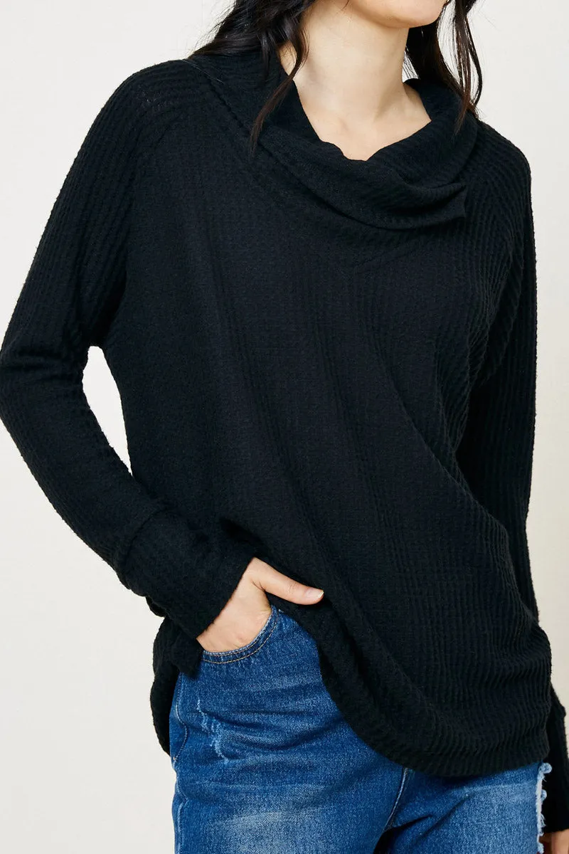 Womens Cowl Knit Sweater Top sold by Hayden product image thumbnail 5