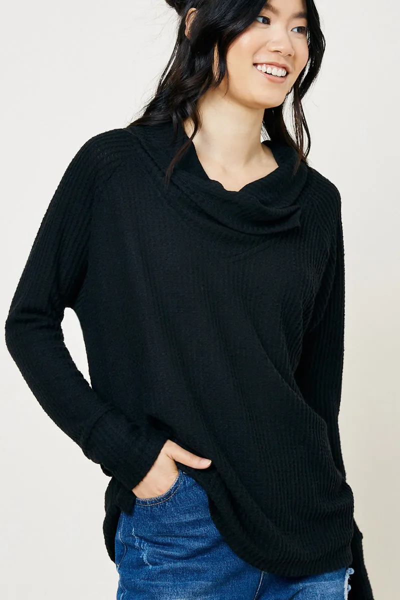 Womens Cowl Knit Sweater Top sold by Hayden product image thumbnail 3