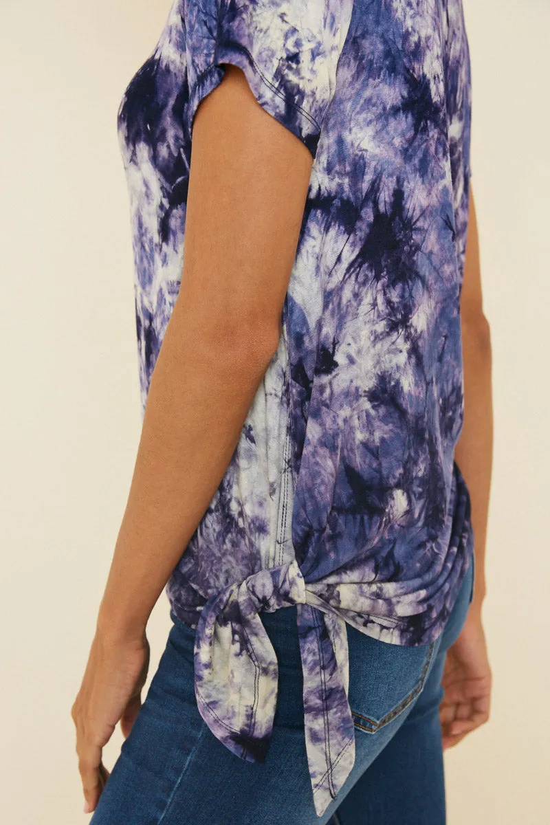 Womens High-Low Tie Dye Tee sold by Hayden product image thumbnail 5