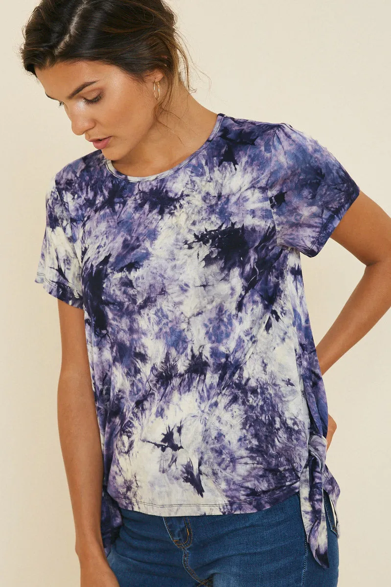 Womens High-Low Tie Dye Tee sold by Hayden product image thumbnail 3