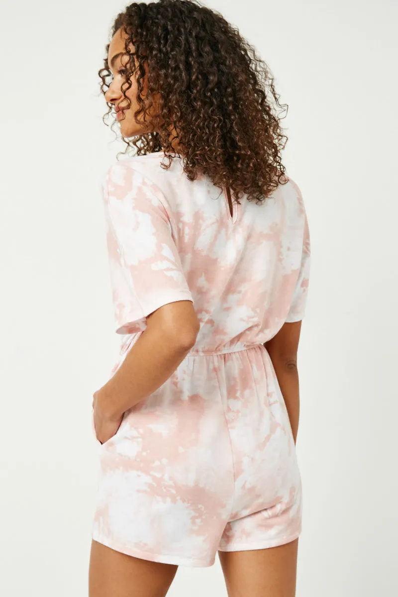 Womens Tie Dye French Terry Romper sold by Hayden product image thumbnail 5